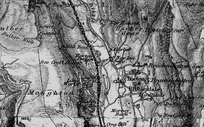 Old map of Harber in 1898