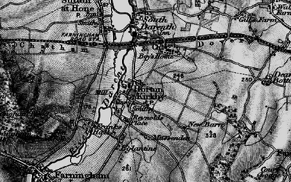 Old map of Horton Kirby in 1895