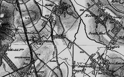 Old map of Horton Wharf in 1896