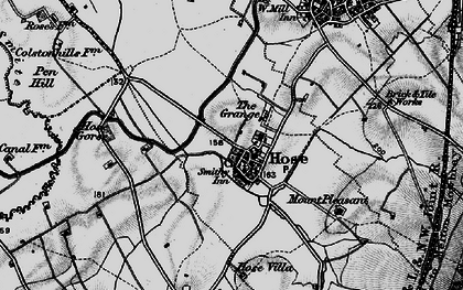 Old map of Hose in 1899