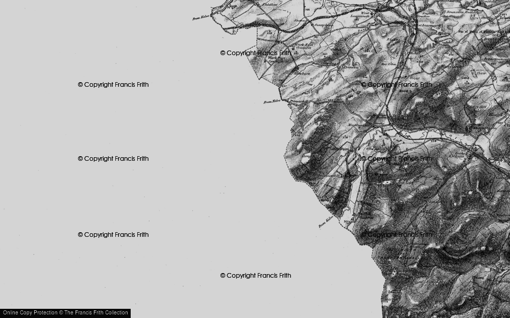 Old Map of Hoselaw, 1897 in 1897