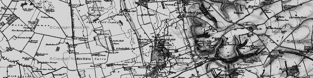 Old map of Hotham in 1898