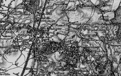 Old map of Brynlow in 1896