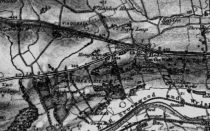 Old map of Heddon Mill in 1897