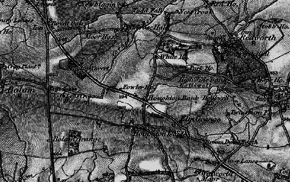 Old map of Houghton Bank in 1897