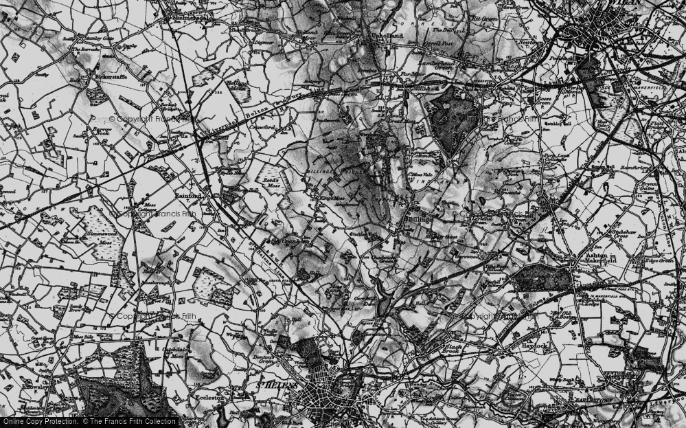 Old Map of Houghwood, 1896 in 1896