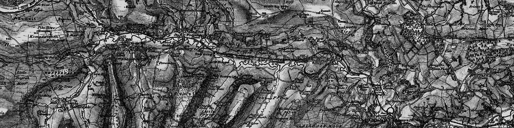 Old map of Houlsyke in 1898