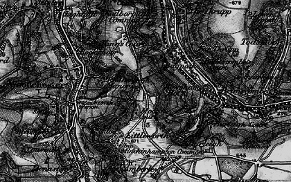 Old map of Houndscroft in 1897