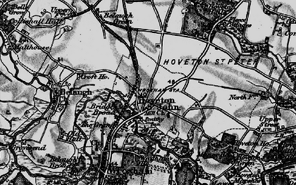 Old map of Hoveton in 1898