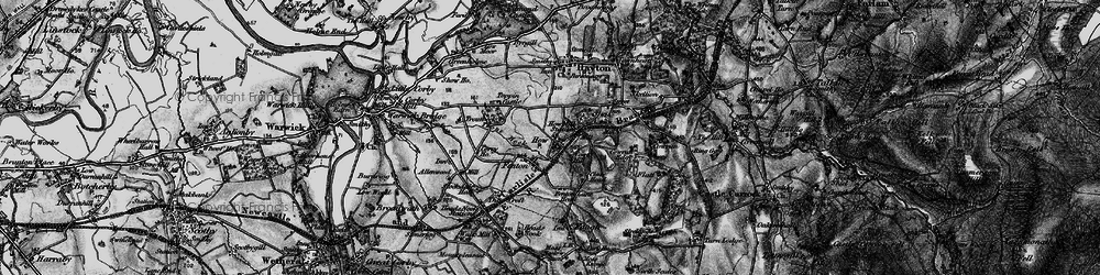 Old map of How in 1897