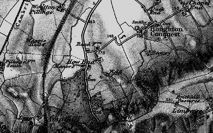 Old map of How End in 1896