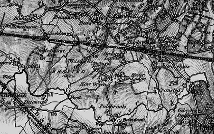 Old map of Brasted Lands in 1895