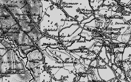 Old map of Howbeck Bank in 1897