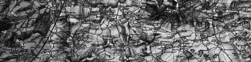 Old map of Howe Green in 1896