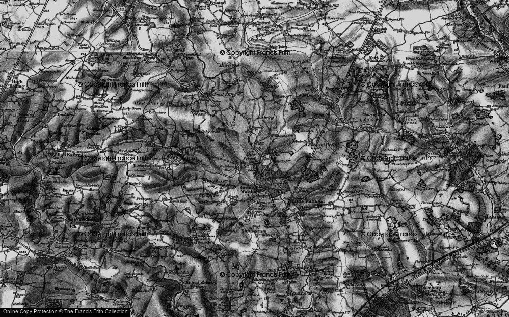 Old Map of Howe Street, 1896 in 1896