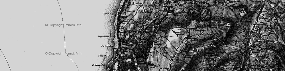 Old map of Barngill Ho in 1897