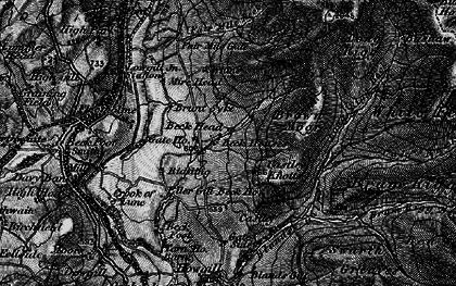 Old map of Bram Rigg Beck in 1897