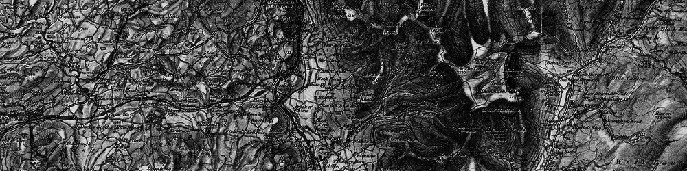 Old map of Bram Rigg Beck in 1897