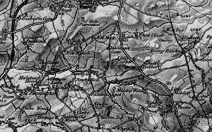 Old map of Howgill in 1898