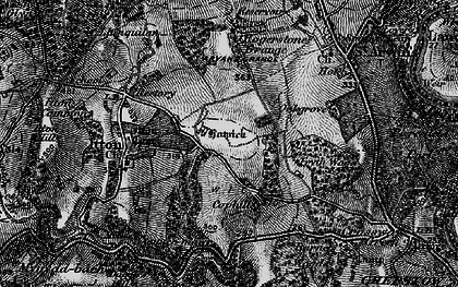 Old map of Howick in 1897