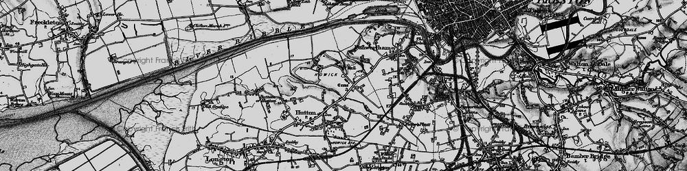 Old map of Howick Cross in 1896