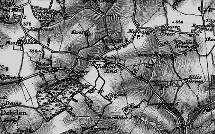 Old map of Howlett End in 1895