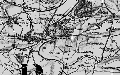 Old map of Willowbridge Wood in 1898