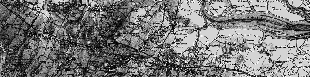 Old map of Howt Green in 1895