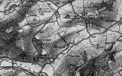 Old map of Barley Hill in 1897