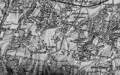 Old map of Hoyle in 1895