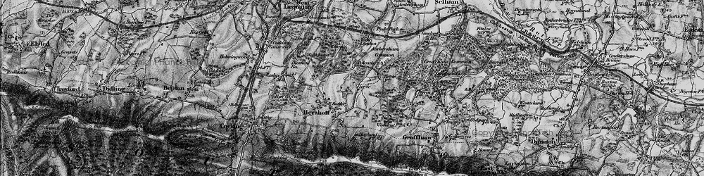 Old map of Hoyle in 1895