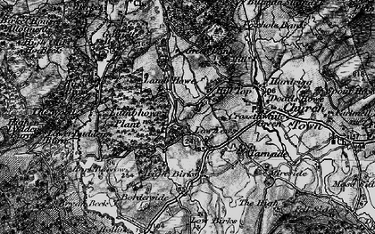 Old map of Hubbersty Head in 1897