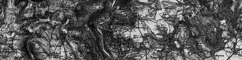 Old map of Hudnalls in 1897