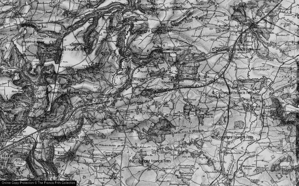 Old Map of Hudswell, 1898 in 1898