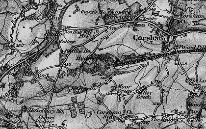 Old map of Hudswell in 1898