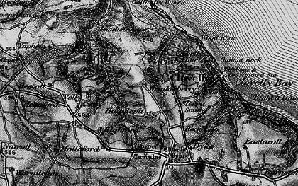 Old map of Hugglepit in 1895