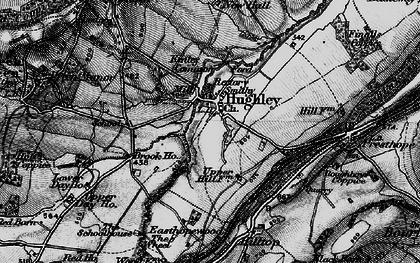 Old map of Hughley in 1899