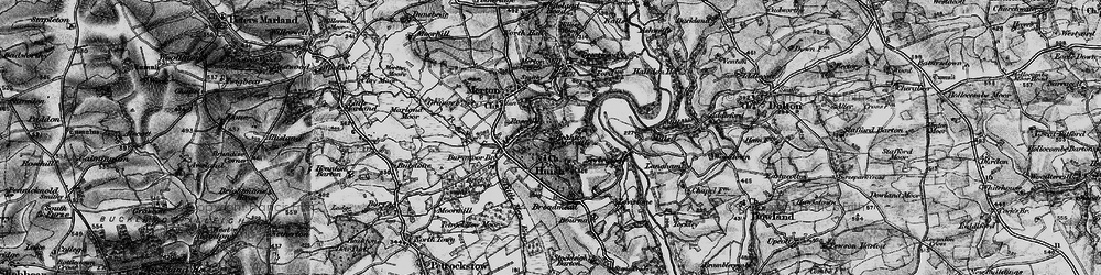 Old map of Broadmead in 1898