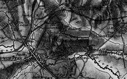 Old map of Hulcote in 1896