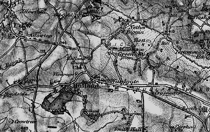 Old map of Hulland Ward in 1897