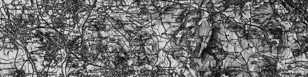 Old map of Hulme in 1897