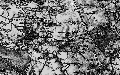 Old map of Hulme Walfield in 1897