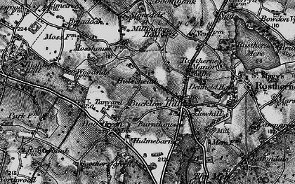 Old map of Hulseheath in 1896