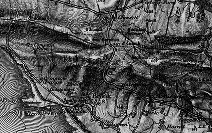 Old map of Hulverstone in 1895