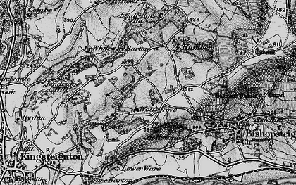 Old map of Humber in 1898