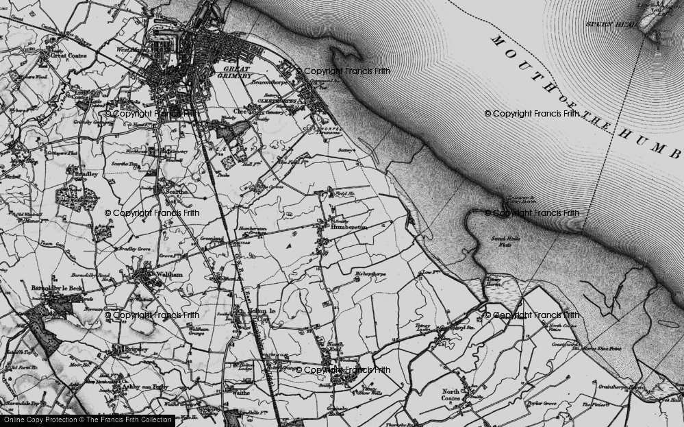 Old Map of Humberston, 1899 in 1899