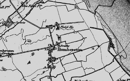 Old map of Humberston in 1899