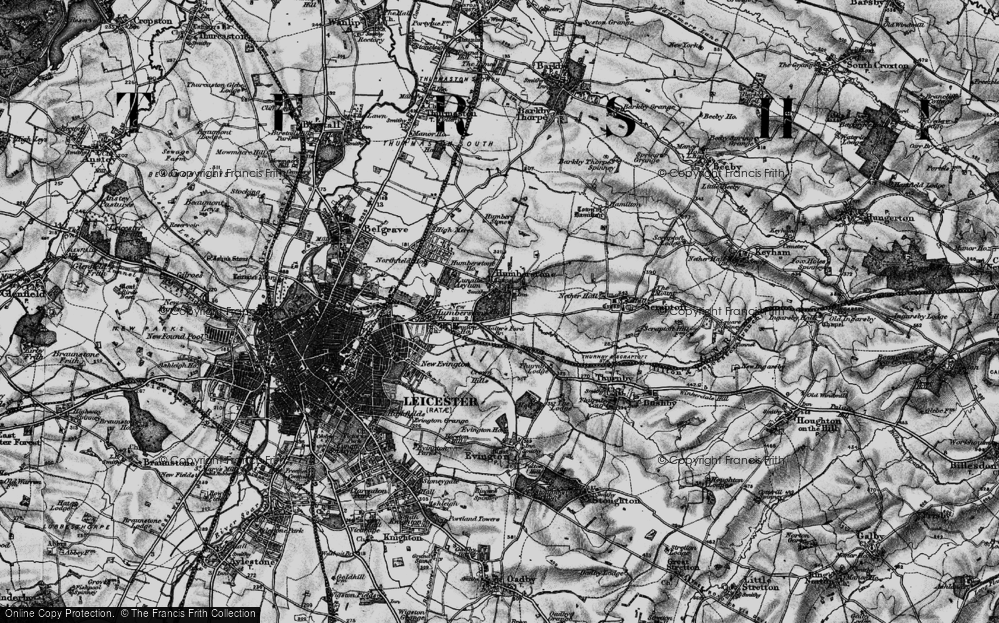 Old Maps of Humberstone, Leicestershire - Francis Frith