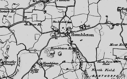 Old map of Humbleton in 1897