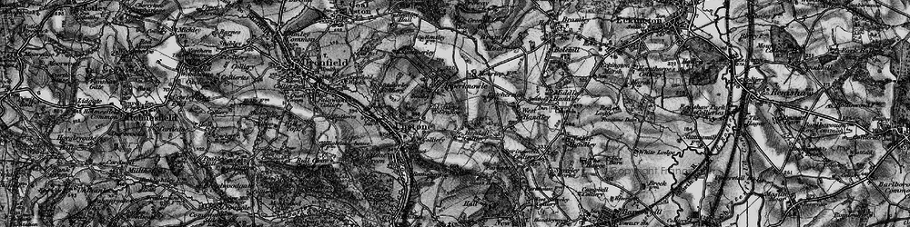 Old map of Hundall in 1896